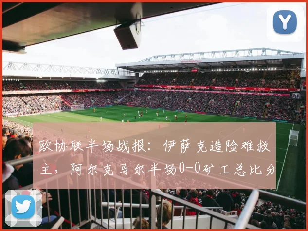 欧协联半场战报：伊萨克造险难救主，阿尔克马尔半场0-0矿工总比分已0-3落后，出线形势严峻